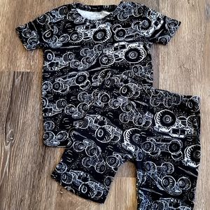 Carter's Size 7 Monster Truck Pajama Set